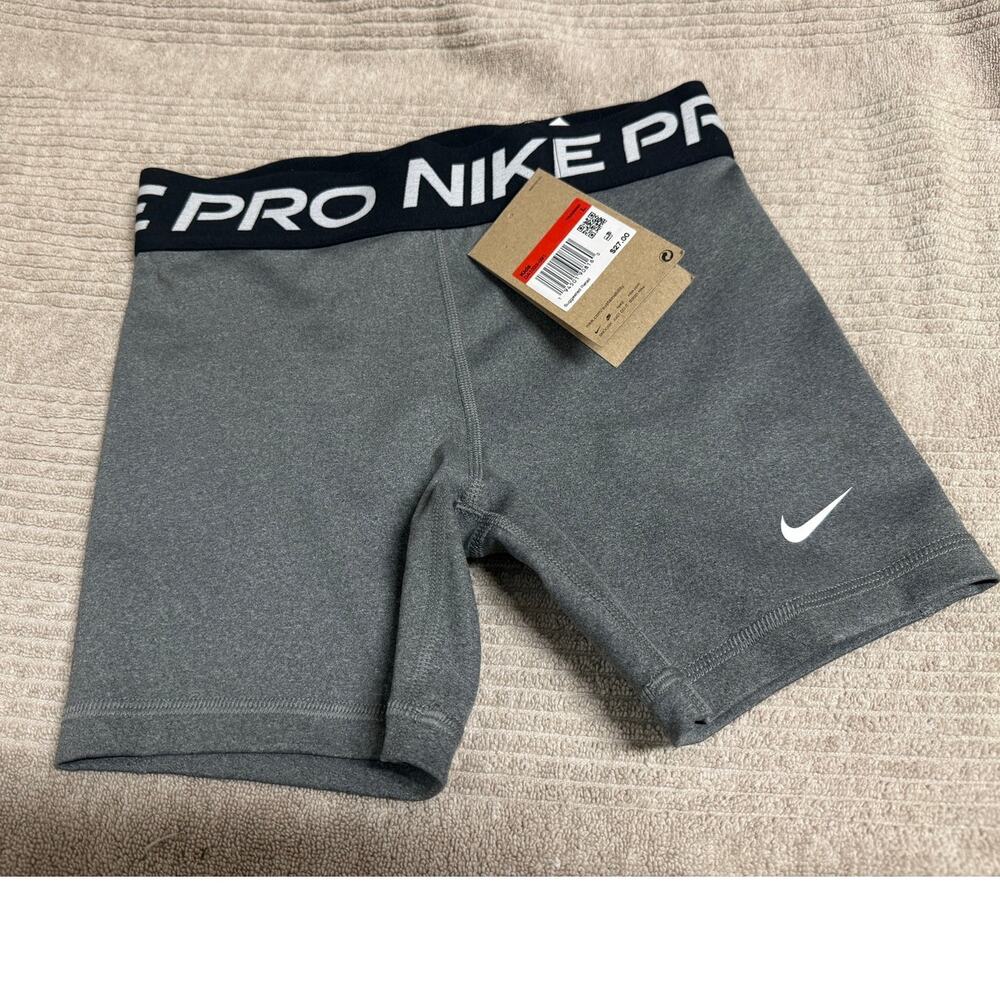 Kids Nike Pro Grey Black Band Youth size Large NWT